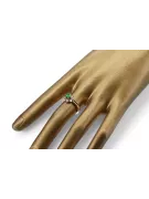 Emerald Original Vintage 14K Rose Gold Ring Vintage Jewlery vrc004r